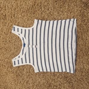 Old Navy, kids XL, striped tank top with buttons